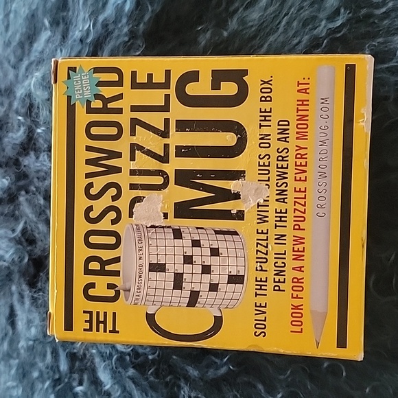 New Crossword Puzzle Mug By The U Employed Philosophers Guild - Picture 5 of 8